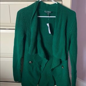 Beautiful green Ralph Lauren cardigan